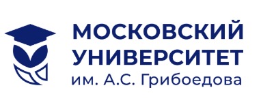 Логотип учебного заведения Московский университет имени А.С. Грибоедова